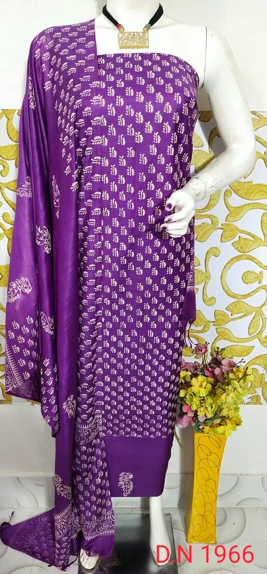 Handcrafted Hand Block Print Suit Set with Traditional Artistry